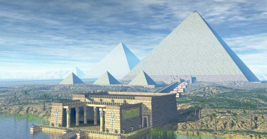 Как выглядели пирамиды тысячи лет назад?