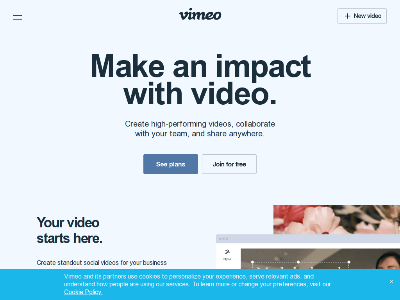«Vimeo» — видеохостинг