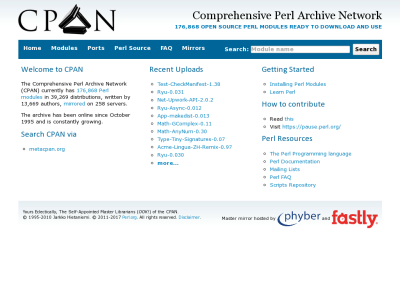 Сеть архивов Perl